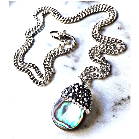 Whimsy Avenue Jewelry - Genuine Abalone Necklace